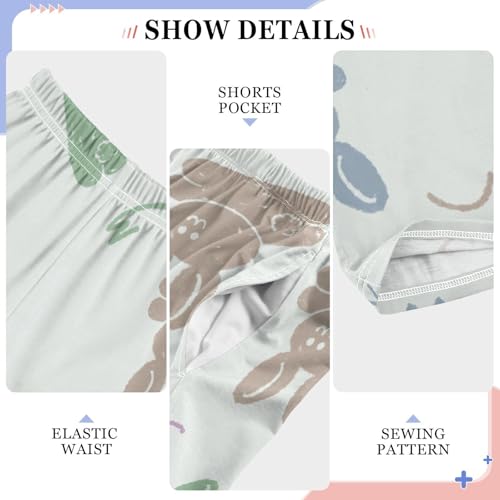 Jumping Rabbit Boys Pants Boys Athletic Pants Long Pant for Boywith Pockets Wide-Leg Size 6-14Y4