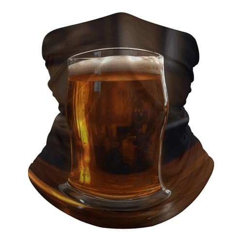 Pasamontaña respirable y a prueba de viento para rostro, con diseño de taza de cerveza, protector solar y contra el polvo, para hombre y mujer miniatura 6