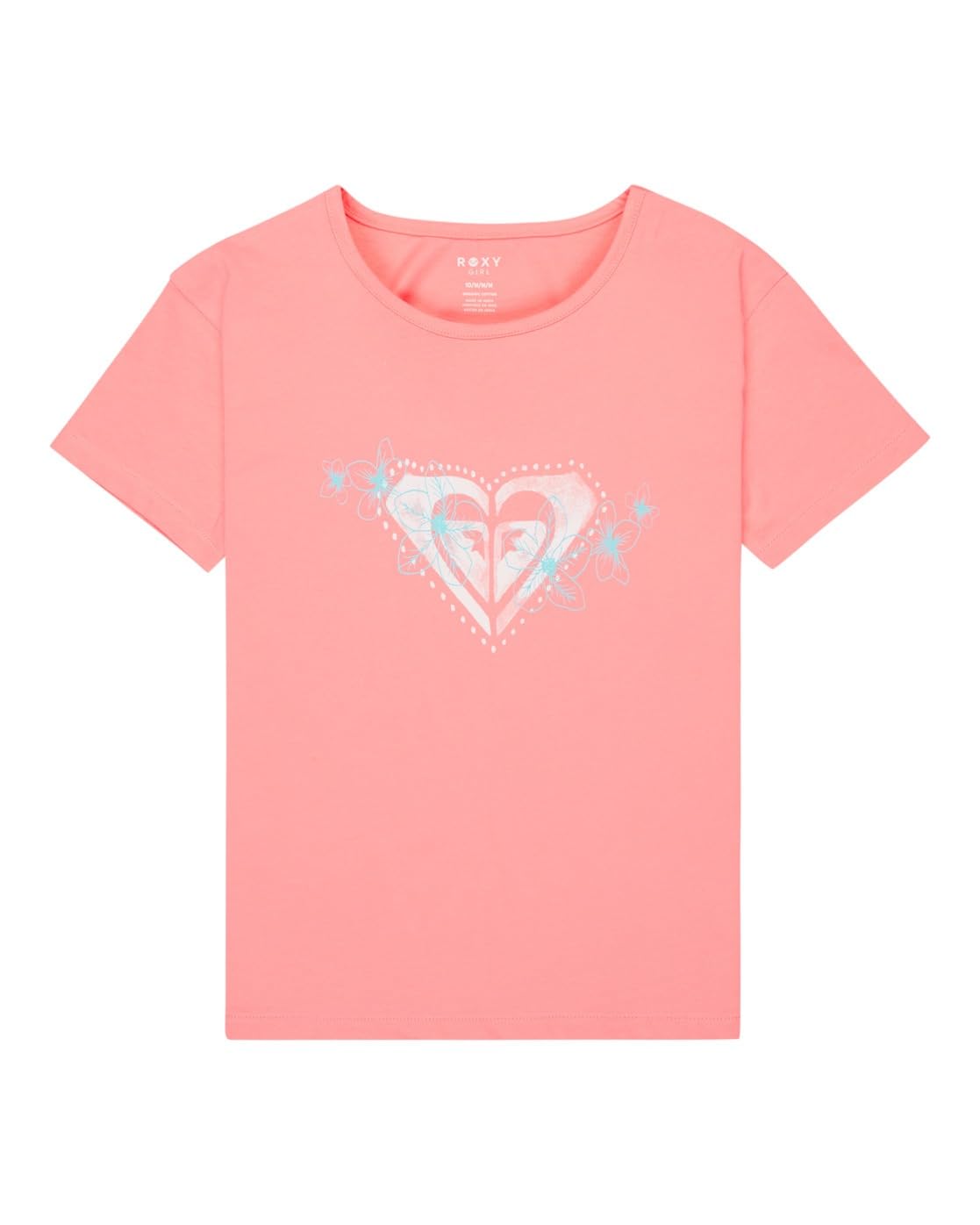 Roxy Short-Sleeved T-Shirt LILYREGULAR Night Girls Pink