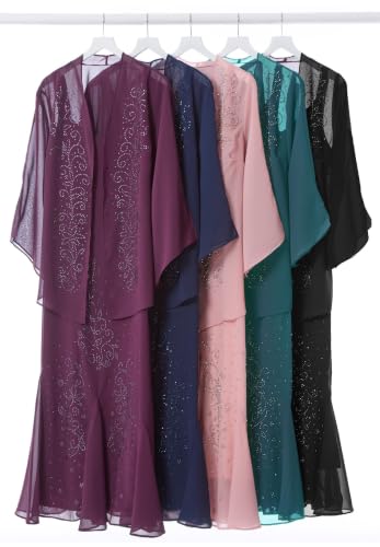 Image of Catherines Women's Plus Size Masquerade Beaded Dress Set - 16 W, Mystic Pine