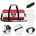 IRUOYA Austrian Coat of Arms Eagle Flag Gym Duffel Bag 23L Military Tactical Duffel Storage Bags Fitness Tote Personal Item Bag For Workout Travel Sport