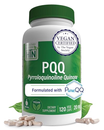Health-Thru-Nutrition-PQQ-20mg-120-Servings-Pyrroloquinoline-Quinone-as-PureQQ-Promotes-Mitochondrial-Biogenesis-Certified-Vegan-Non-GMO-Gluten-Soy-Free-Capsules-Clean-Label-PQQ-Supplement