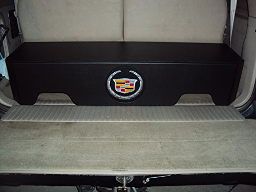 Escalade SUV Behind 3rd Row Seat Sub Box Subwoofer Enclosure Downfire
