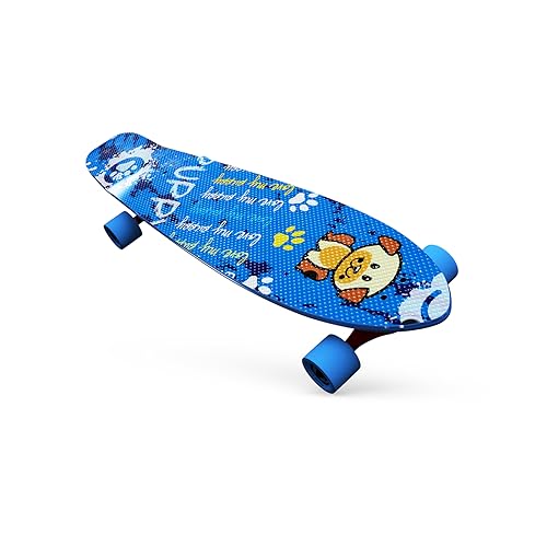 Image of Cockatoo PVC Skateboard | Anti-Skid Board with 608Z High Precision Bearings | Ideal for All Skill Levels (17 X 6 Inch)