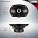 DS18 PRO-ZT Pro Audio Coaxial Midrange Speakers with Built-in Bullet Tweeter, 4-Ohms, Water Resistant - Black Metal Mesh Grill Included (1 Speaker) (6x9 inches)