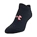 Under Armour Women's Essential 2.0 No Show Socks, 6-Pairs, Black Assorted, Shoe Size: Womens 6-9