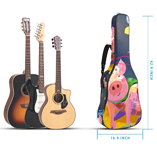 Housse pour guitare acoustique – Motif abstrait – Épaisseur : 1 cm – Étanche – 40 – 41 – 42 pouces, Multicolore 04, 42… - Les Beatles, Paul McCartney, John Lennon, RIngo Starr, George Harrison Housse pour guitare acoustique - Motif abstrait - Épaisseur : 1 cm - Étanche - 40 - 41 - 42 pouces, Multicolore 04, 42… – Image 6