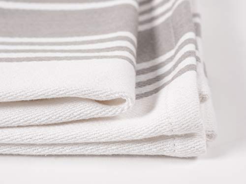 Kaf Home Kitchen Towels, Set Of 4 Absorbent, Durable And Soft Towels | Perfect For Kitchen Messes And Drying Dishes, 18 X 28 – Inches, Drizzle #TOP5