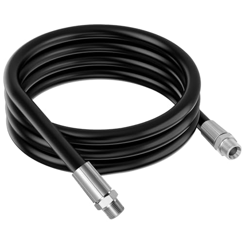 3/4inch NPT Fuel Transfer Hose, 10 Feet Diesel Fuel Transfer Pump Tank Tube Hose for Gasoline, Biodiesel, Diesel, Kerosene by Boltigen - Used condition - US$30.82