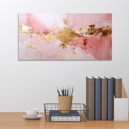 Art mural encadré abstrait de 35x72cm pour décoration moderne de maison