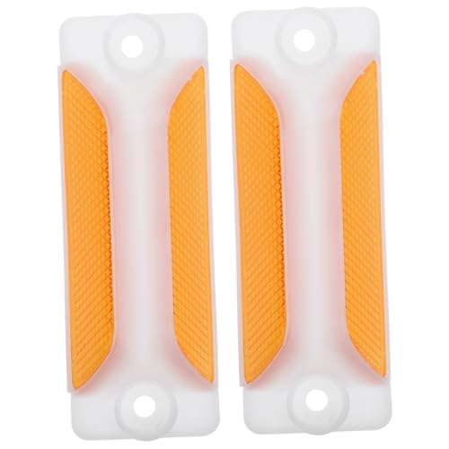 Cabilock 2pcs Reflectores Rectangulares de Señalización Vial miniatura 1