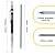 Mechanical Carpenter Pencil with 12 Refills, Woodworking Construction Pencil with Built in Sharpener, Extended Needle-Nose Tip for Use in Toughest Jobs