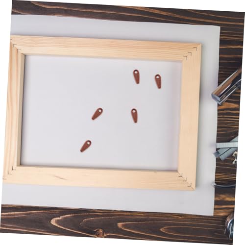 Image of DOITOOL 200PCS Durable Plastic Buckles with Screws for Securing Photo Frames Artworks Home Decor Multipurpose Hanging Hardware