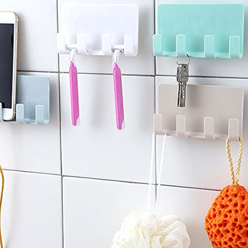 Crochet de chargement téléphone et support rasoir mural bleu