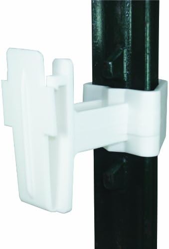T-Post Polytape Insulator, 2-Inch, White image 3