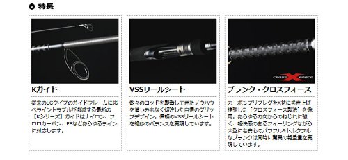 Amazon | メジャークラフト 釣り竿 ロッド KGライツ ハードロック