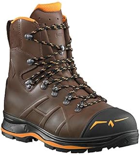 Haix Trekker Mountain 2.0 Der beliebte Schnittschutzstiefel mit orangen Farbakzenten. 46