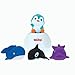 Nuby Pop-Up Penguin Bath Toy with 3 Bath Squirters - Baby Bath Toy for Boys and Girls 6+ Months