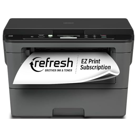 Brother Monochrome Laser HLl2390DW, Wireless Networking, Duplex Printing, Refresh Subscription and Amazon Dash Replenishment Ready