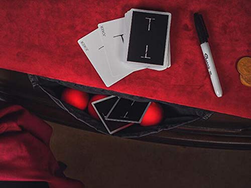 SUMAG Magician's Table Pocket Magic Tricks Stage Close up Accessories Gimmick Props Easy to Set Up Hold Small Stuff in Performance