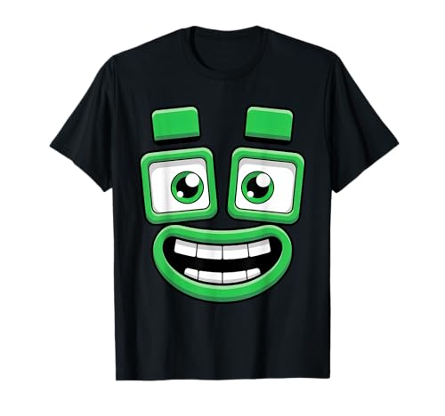 Funny Halloween Faces Costume Party Group Matching Cartoon T-Shirt