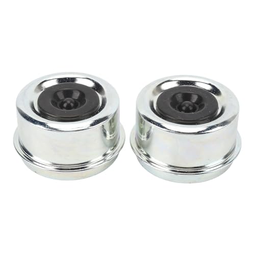 Trailer Axle Bearing Dust Grease Cover, Steel Alloy Trailer Axle Dust 2.44 inch, Trailer Axle Wheel Hub and Bearing Dust for OD 5,200-6,000lb Boat Trailer Wheel Hubs