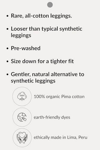 Fair Indigo 100% Organic Cotton Leggings