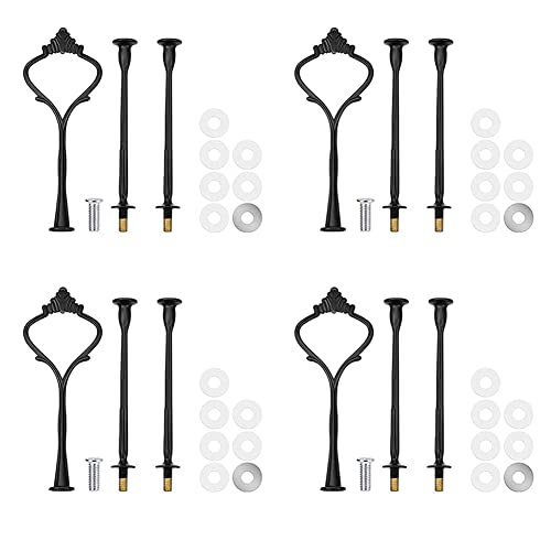 Koomiao Etageren Stangen Set,4 Sets Etagere Zubehör 2 bis 3 Etage für...