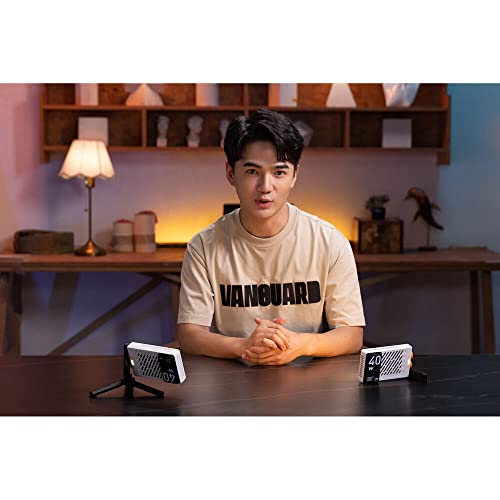 Image of ZHIYUN FIVERAY M40 Video Light, 40W Portable Camera Light, 14000 Lux, CRI /TLCI 96+ 2700-6200K, 320g LED Panel DSLR Photography Lighting, Lighting Setup for YouTube, TikTok