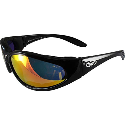 Global Vision Hercules Plus Safety Sunglasses 2 Pair Black Frames G Tech Red Mirror Lenses + Clear Lenses3