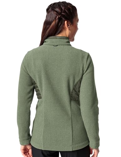 VAUDE Idris III 3-in-1 Parka Damen – Damen-Winterjacke wasserdicht, winddicht & atmungsaktiv mit Eco-Finish, Damen-Doppeljacke mit wärmender Hybrid-Innenjacke – in Khaki, Größe: 46