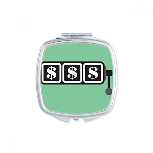 Miroir carré de poche illustration chips compact pour maquillage multicolore - 2