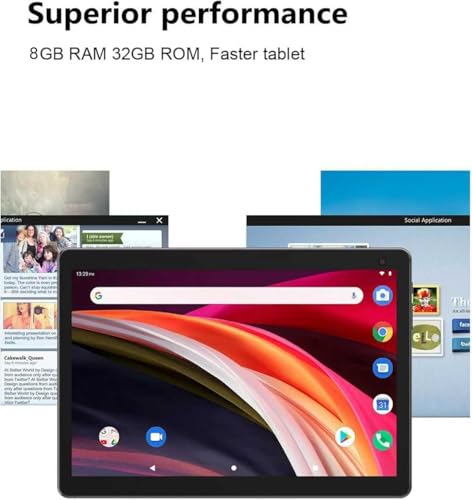 COOPERS CP10S 10-inch Android 15 Tablet, 8GB RAM