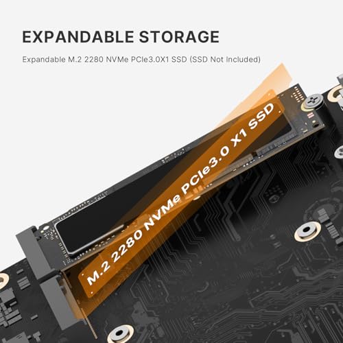 Image of C4 Mini PC 11 Pro, Ryzen 5 3500U Desktop Computer Dual 1000Mbps NIC LAN, 16GB RAM 512GB SSD Micro PC, WiFi 5, BT 5.0, Triple Display, PC for Home Theater, Office
