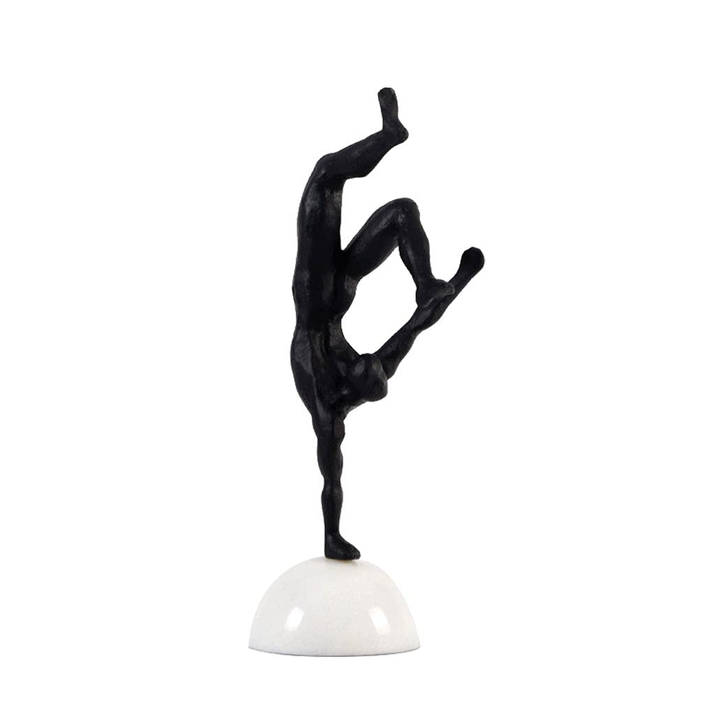 Sculpture Kreatywny Dekoracje Desktop Nowoczesny salon Stół Odwrócony Czarne Dekoracje Nordic Styl Dekoracje Desktop Statue