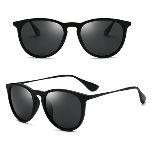 Vintage Round Retro Sunglasses for Women Men Classic Trendy Style Mirrored Lens4