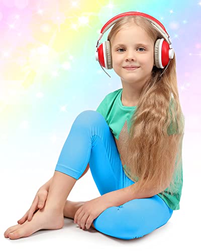 6 Pieces Girls Capris Leggings Crop Summer Leggings for School Wearing3