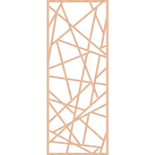 Image of Conway Decorative Pierced Fretwork Wood Wall Panels, 31 3 /8 inchW x 79 3 /8 inchH x 3 /8 inchT, Alder