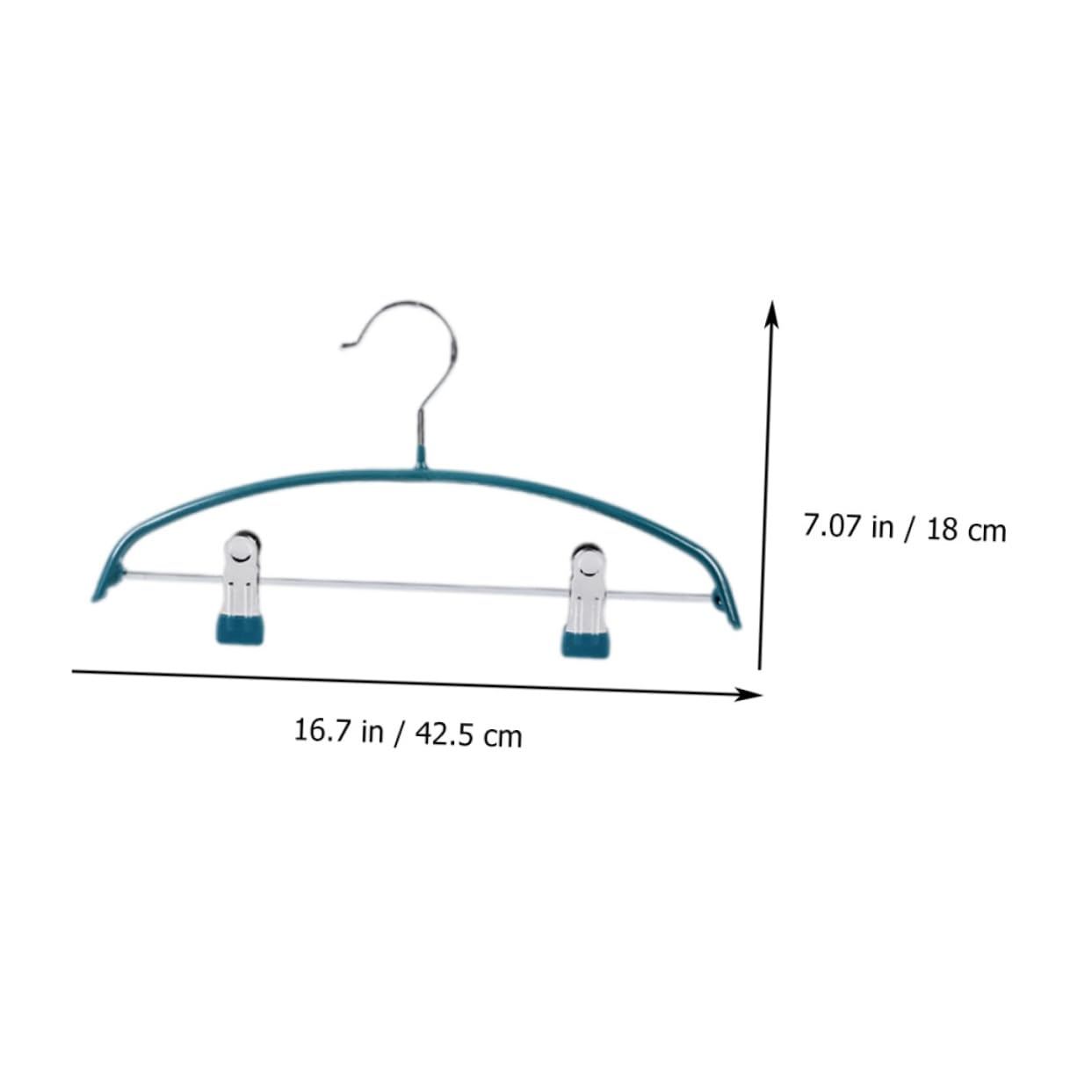 Gruccia Antiscivolo Semicircolare Clip, 5 Pezzi, Pvc