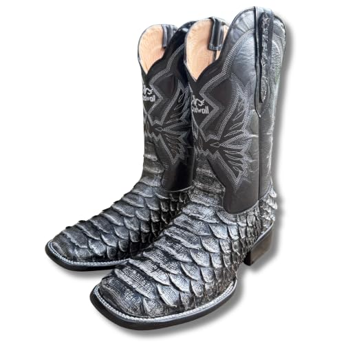 Image of Men's Alex Western Cowboy Boots Square Toe Pull On