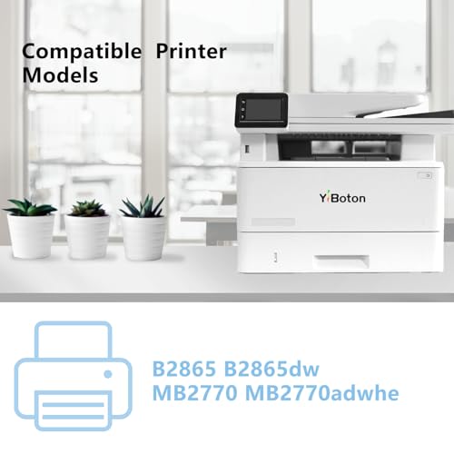 Image of Extra High Yield B281X00 B2865 Black Toner Cartridge with New Chip Compatible with Lexmark B2865 B2865dw MB2770 MB2770adwhe Laser Printer.30,500 Pages