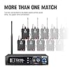 D Debra Audio PRO ER-102 UHF Single Channel Wireless In Ear Monitor System With Transmitter and Receiver for Stage, Recording Studio, Musicians, Monitoring (1 Bodypack with Transmitter) #5