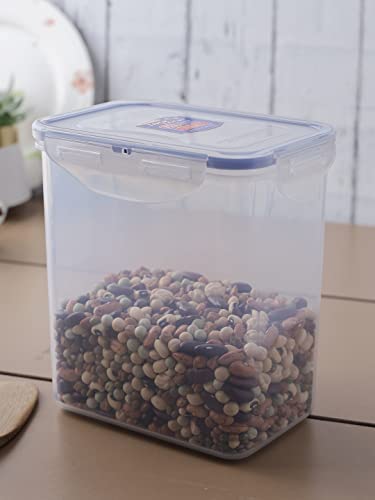 Image of LocknLock Classics Tall Rectangular Food Container With Lid (1500 ml) | Airtight Leak Proof Container for Kitchen Storage Set| BPA Free, Multipurpose Fridge, Grocery Plastic Container Set (HPL812H)