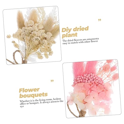 6pcs Mini ramos de flores secas para decoración miniatura 4