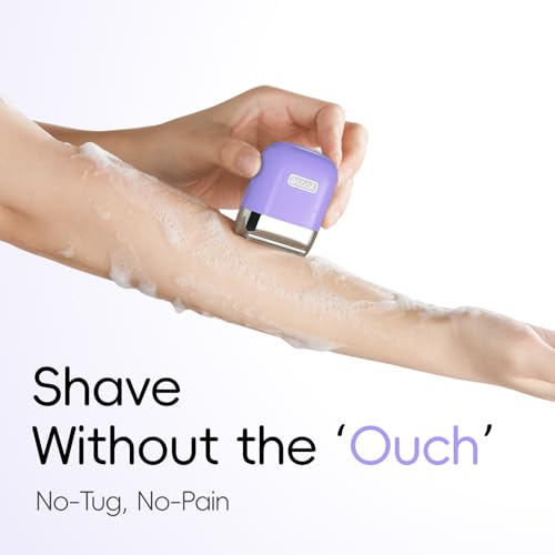 Image of yoose Electric Razors for Women, IPX7 Alloy Body Bikini Trimmer for Women (USB-C, Trimmer Comb, Multi Shaving Modes), Portable Size, Taro Purple