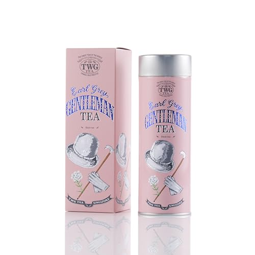 TWG Tea | Earl Grey Gentleman | Black Tea | Bergarmot & Rose | Haute Couture Tin, 100g | Gift Set