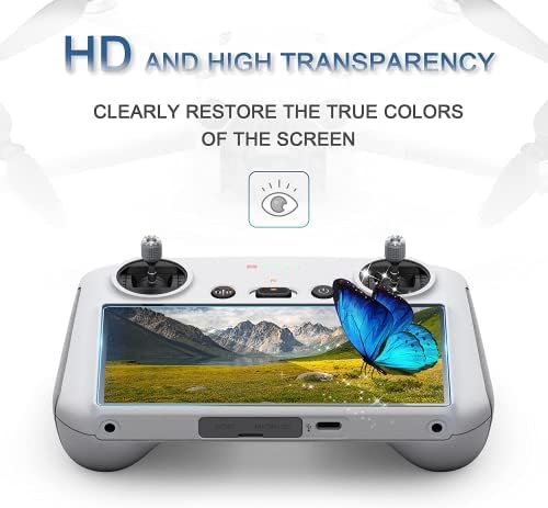 T Tersely Anti-glare Matte Screen Protector for DJI Mini 4 Pro/Mini 3 Pro/DJI Mavic 3 Pro 9H, Tempered Glass Protective Film for DJI RC 2/DJI RC Remote Control, HD Film, Protective Film