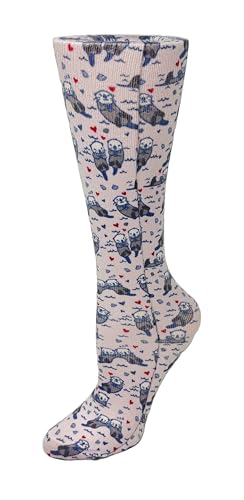 Image of Cutieful Compression Socks Knit Wide Calf 10-18mm /HG