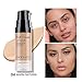 Pro Full Cover Liquid Concealer, Waterproof Smooth Matte Flawless Finish Creamy Concealer Foundation Corrector for Eye Dark Circles Spots Face Concealer Makeup Base, 6ml/0.20Fl Oz