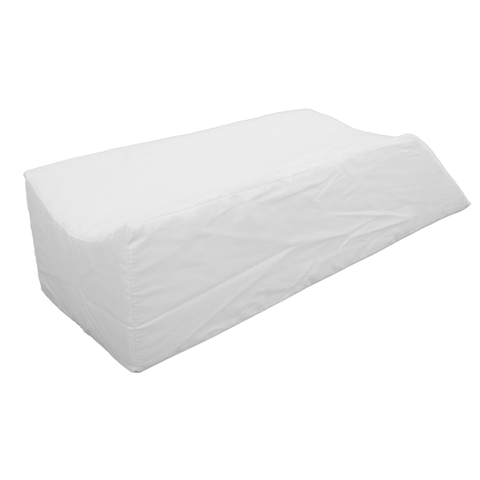 Almohada de Elevación de Piernas, Soporte de Elevación de Cuña, Almohada Suave, Soporte de Cuña de Espuma Viscoelástica para Viajes, Oficina, Reposapiernas (WHITE)